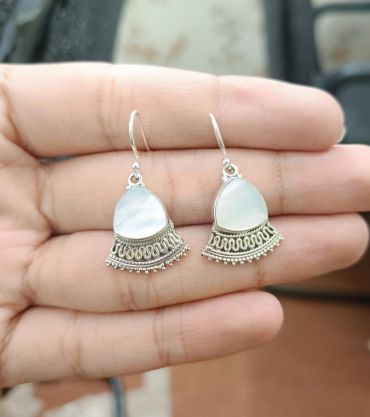 925 Sterling Silver Natural Gemstone DANGLE Earrings Engagement Jewelry NEW 