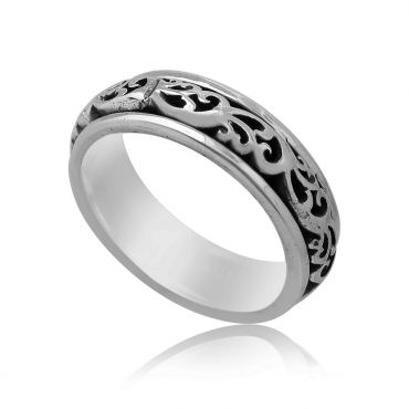 Sterling Silver Luxuries Spinner Ring

