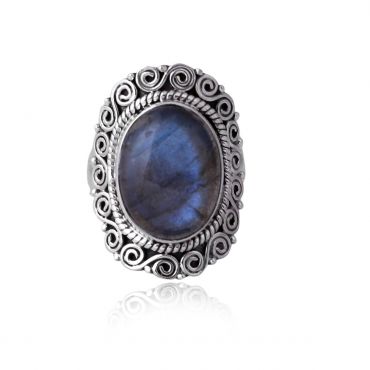 Enchanting Aqua Apatite Gemstone 925 Sterling Silver Handmade Ring All Size