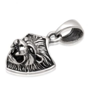 Sterling Silver Roaring Lion Pendent