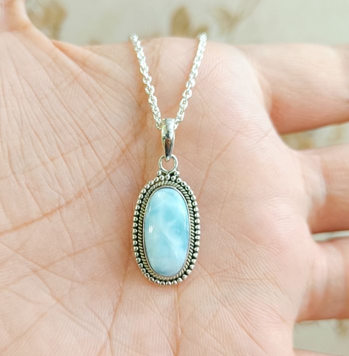 Stunning 925 buy Sterling Turquoise Necklace